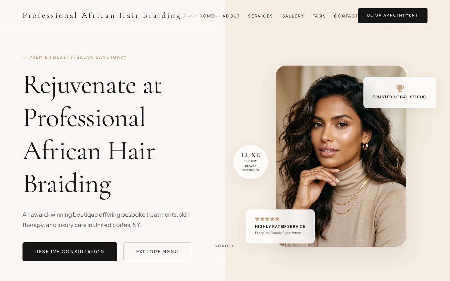 Professional African Hair Braiding